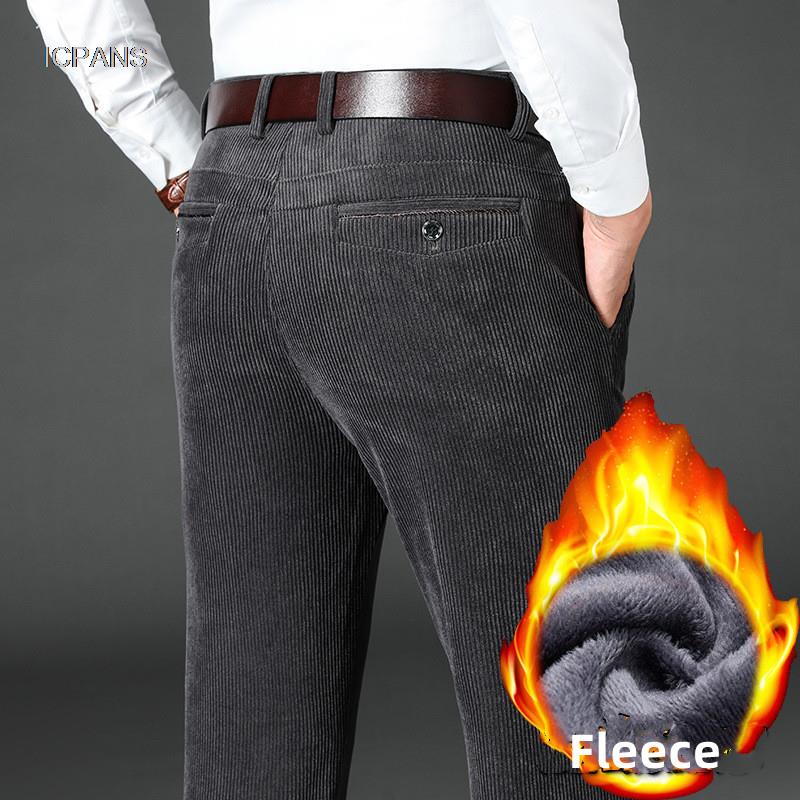 メンズコーデュロイパンツ,厚手で暖かいウールカジュアルパンツ - Corduroy Pant Warm のレビューと価格