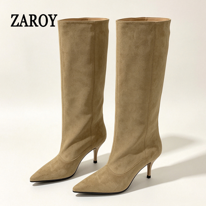 ZAROY ニーハイブーツ レディース 冬用 暖かいスノーブ - Waterproof Winter Boot のレビューと価格