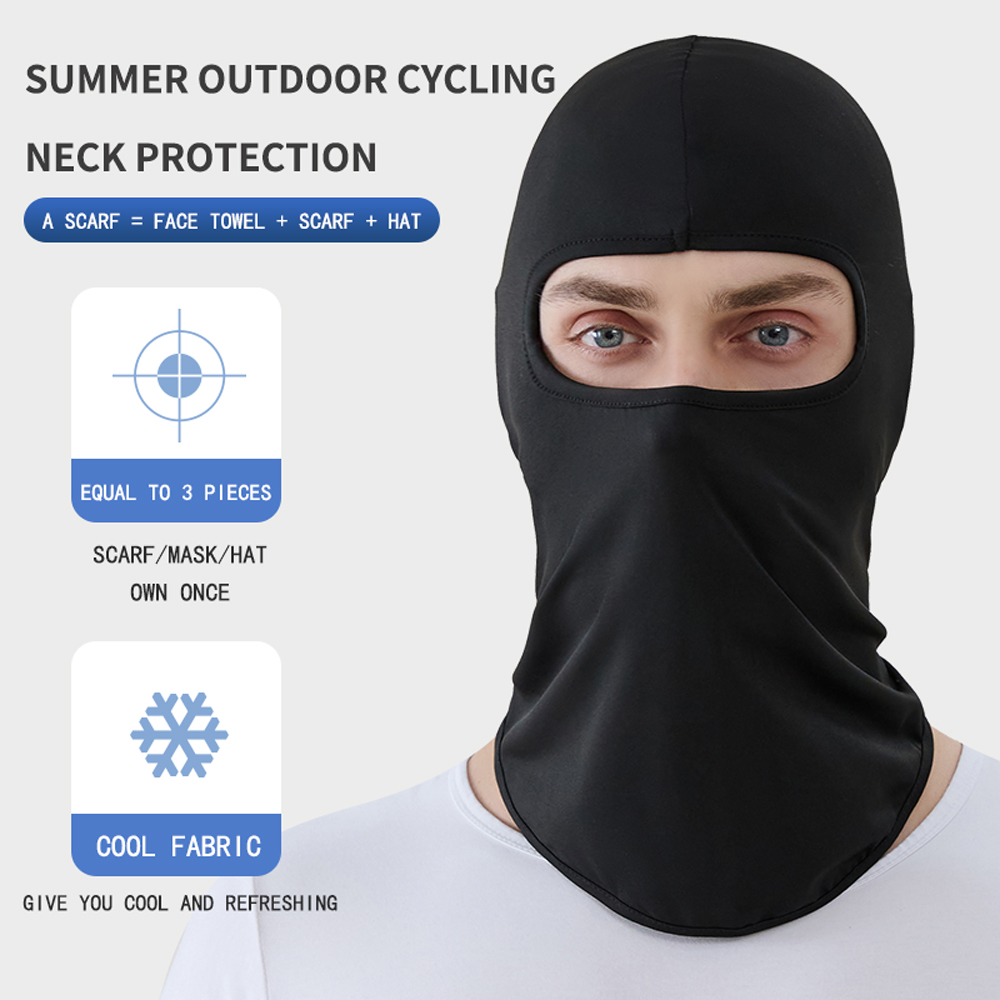 オートバイフェイスマスク屋外クール日焼け止めバラクラバモトバ - Balaclava Ski Mask のレビューと価格