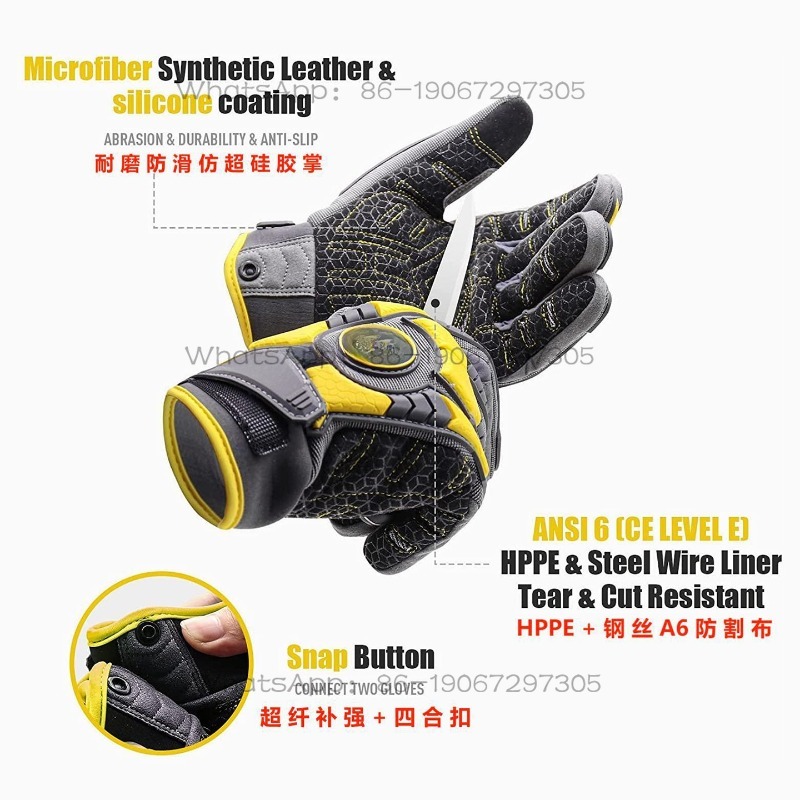 耐切創性PVC、耐摩耗性TPRパッチ、メカニカルタッチスクリ - Touch Screen Gloves のレビューと価格
