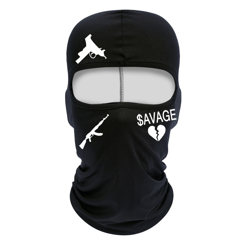 バイク用バラクラバ2枚セット。通気性のあるフルフェイスマスク - Balaclava Ski Mask のレビューと価格