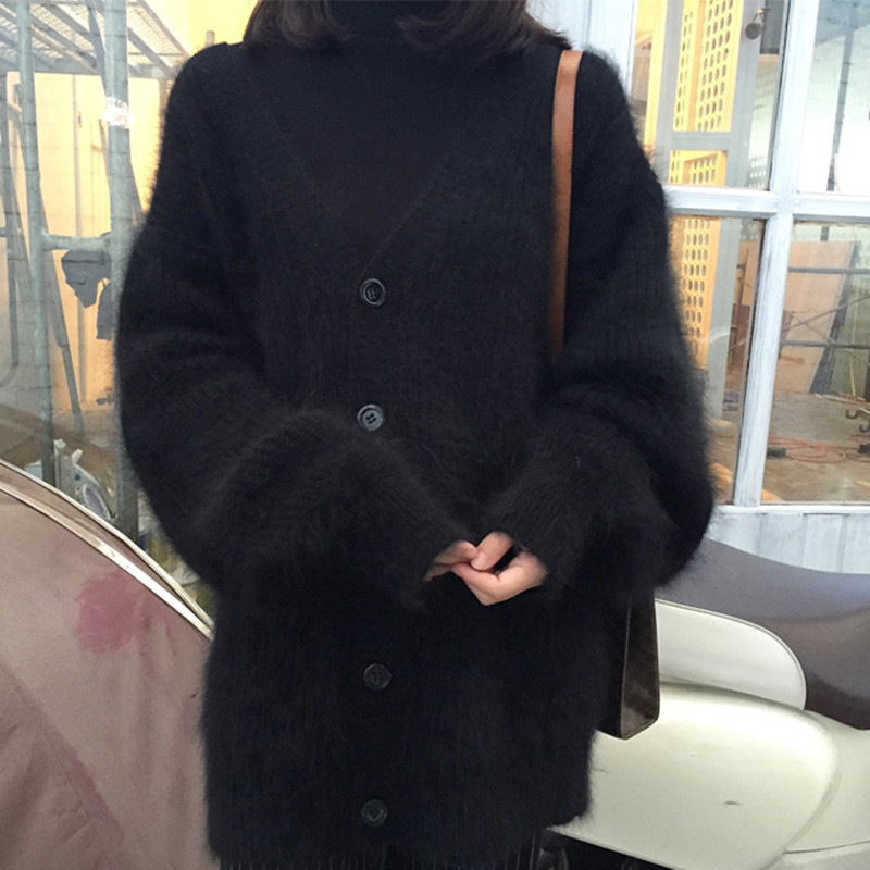 イミテーションミンクフリースセータートップ 新秋冬 ルーズカ - Wool Coat Peacoat のレビューと価格