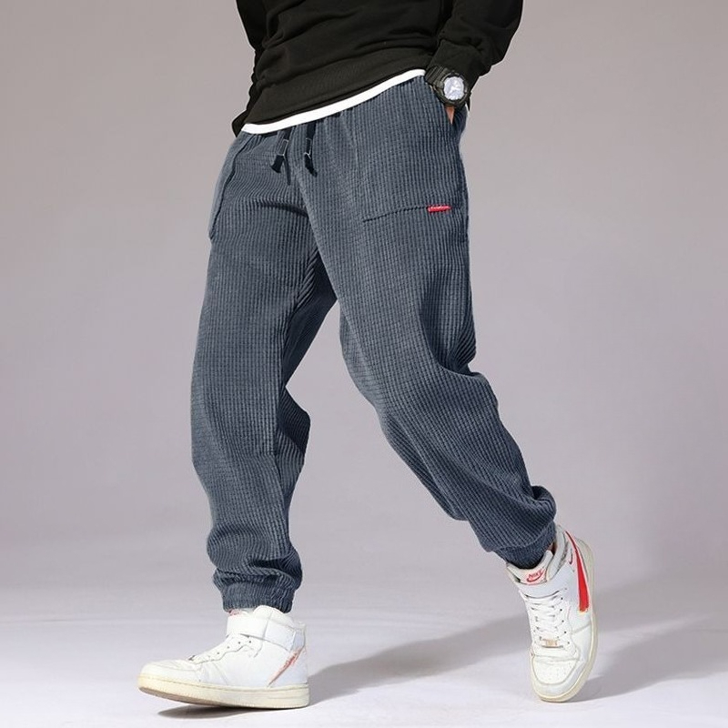 メンズコーデュロイ スウェットパンツ 秋冬 裏起毛 カジュア - Corduroy Pant Warm のレビューと価格
