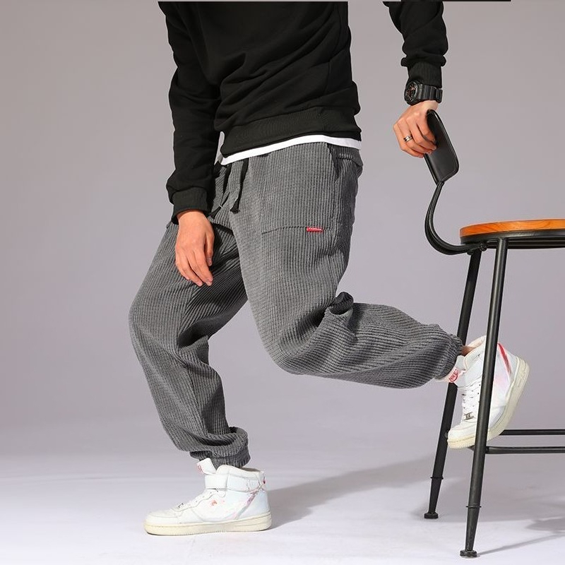 メンズコーデュロイ スウェットパンツ 秋冬 裏起毛 カジュア - Corduroy Pant Warm のレビューと価格