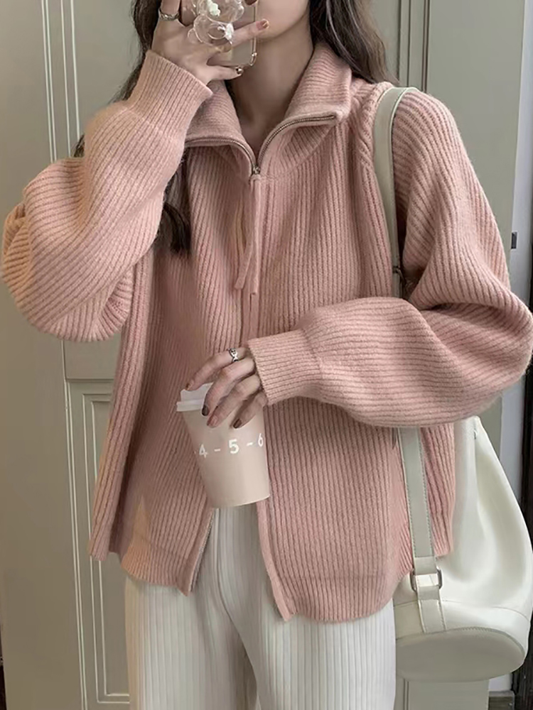 秋冬レディースファッションニットウェアカーディガン2026  - Wool Coat Peacoat のレビューと価格