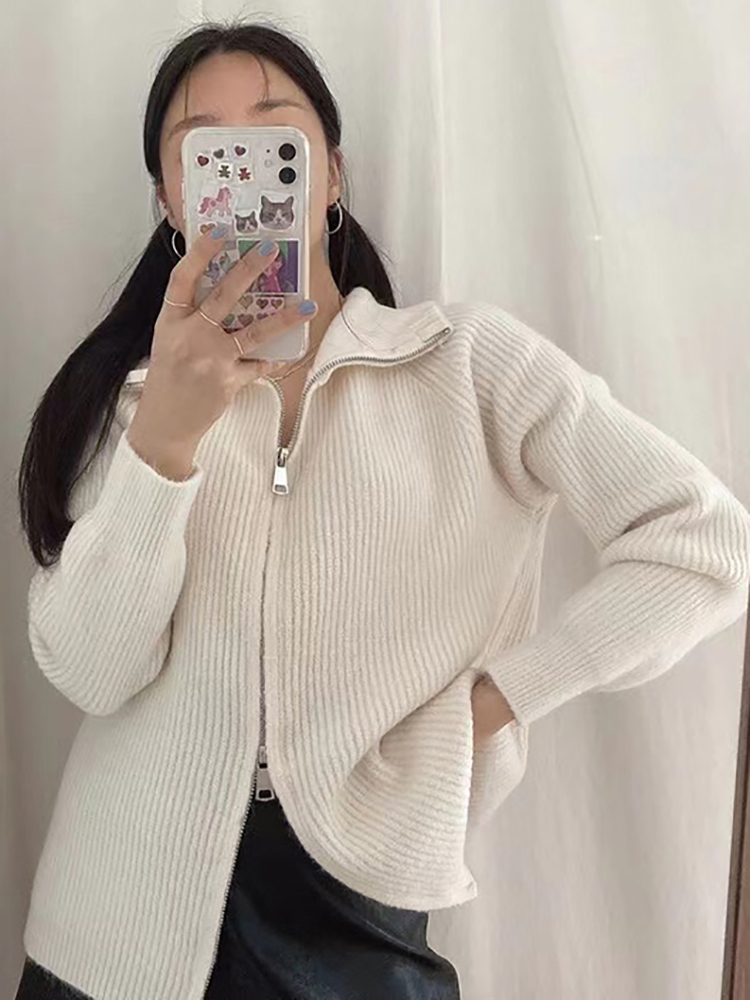 秋冬レディースファッションニットウェアカーディガン2026  - Wool Coat Peacoat のレビューと価格