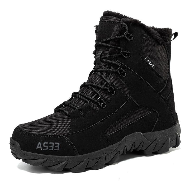メンズハイカット断熱タクティカルブーツ、屋外耐久性滑り止め断 - Waterproof Winter Boot のレビューと価格