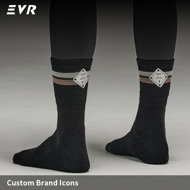 EVR 秋冬用メリノウール製サイクリングソックス。速乾性、保 - Thermal Sock Wool のレビューと価格
